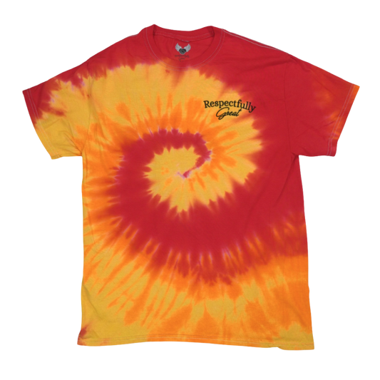 Limited Tie Dye Respectfully Great T-Shirt